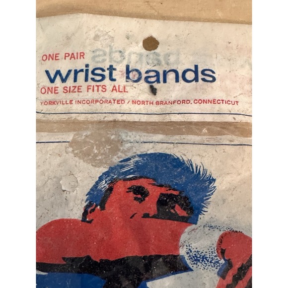 Vintage Sport Craft White Athletic Wristbands New One Pair USA - Picture 3 of 6